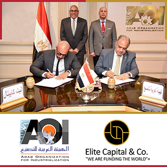 Arab Organization for Industrialization Signs a Cooperation Agreement with Elite Capital & Co. Limited